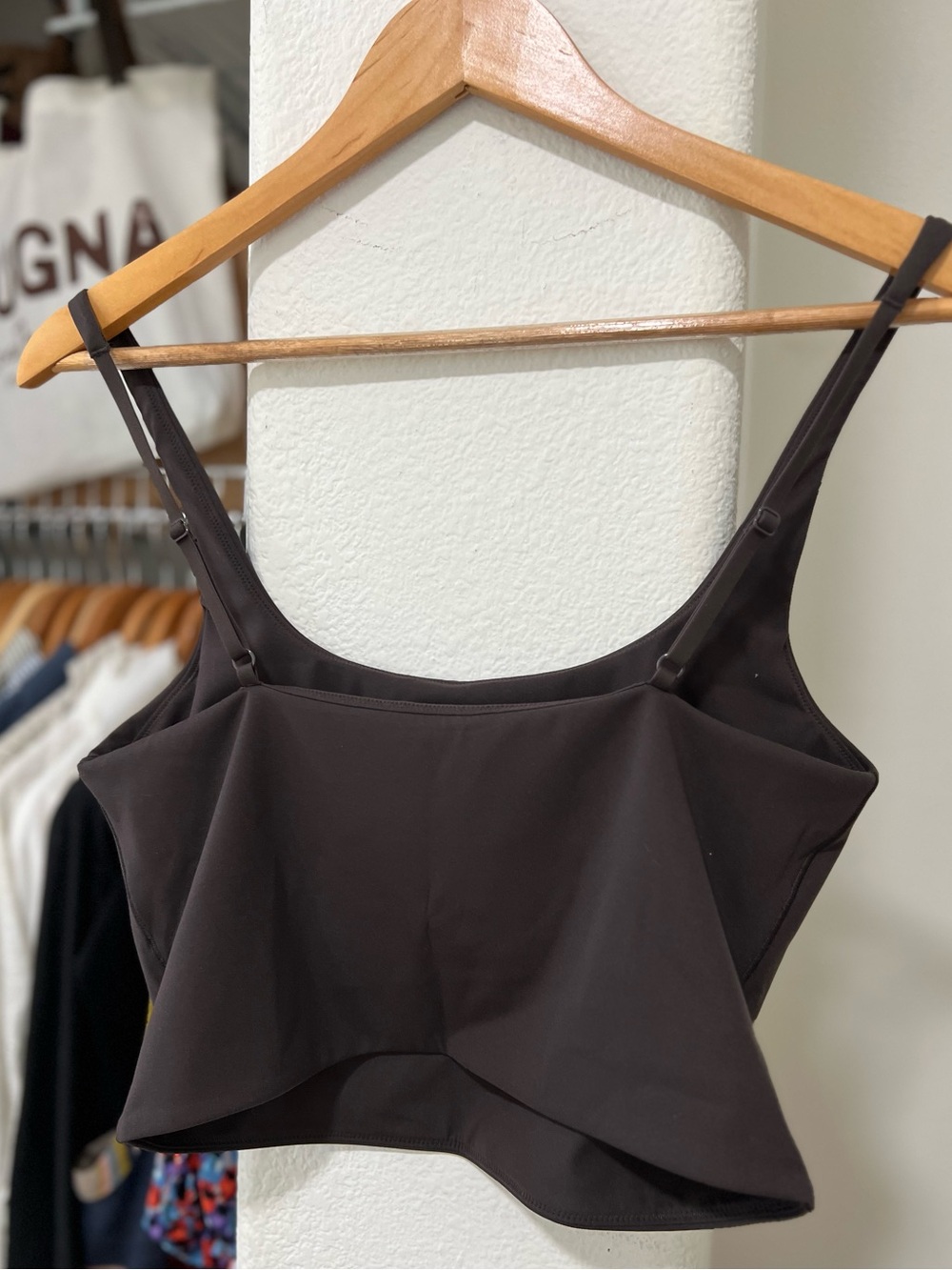ATHLETA Brown Crop Tank Top